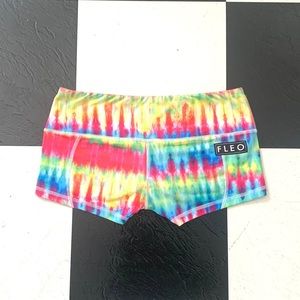 Tie Dye Fleo Shorts (LRC)